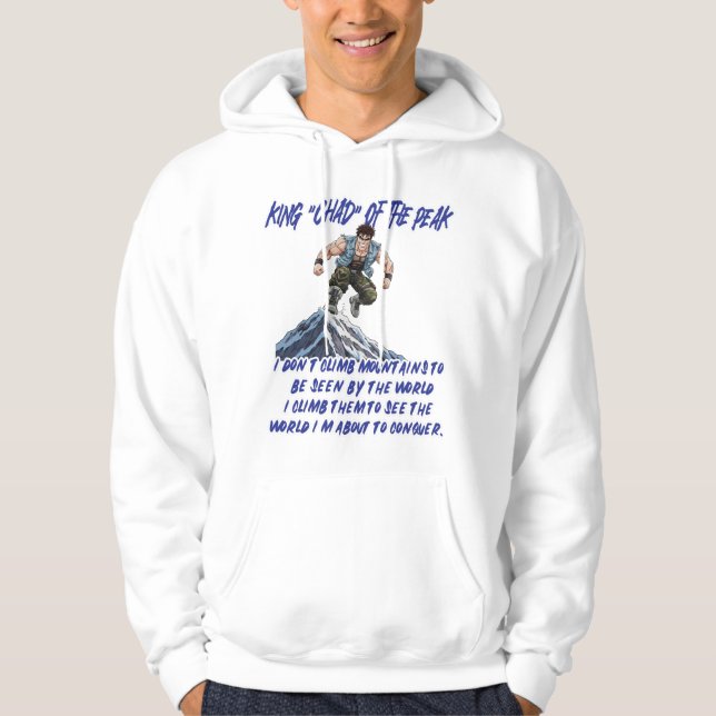 KUNG ”CHAD” AV TOPPEN” HOODIE (Framsida)