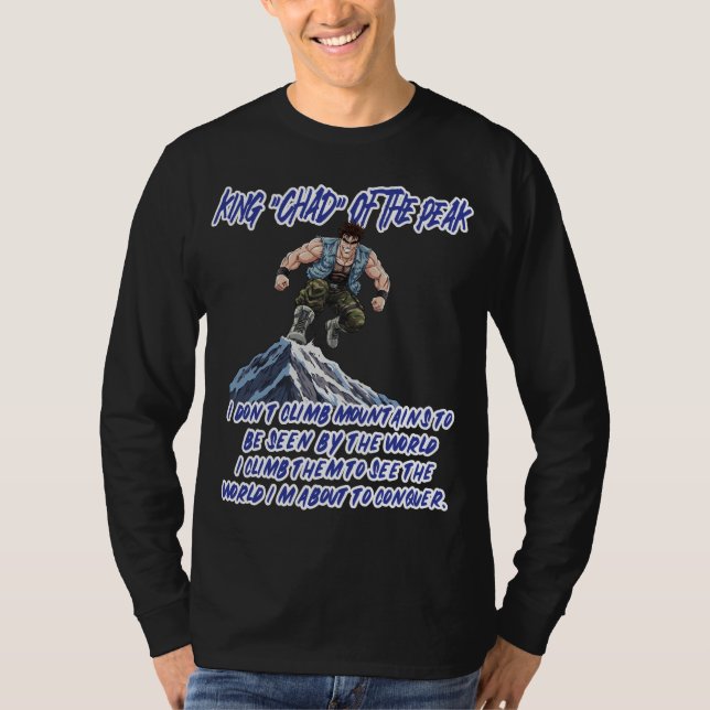 KUNG 'CHAD' AV TOPPEN T SHIRT (Framsida)