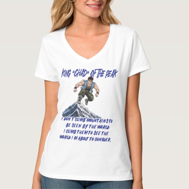 KUNG ‘CHAD’ AV TOPPEN T SHIRT (Framsida)