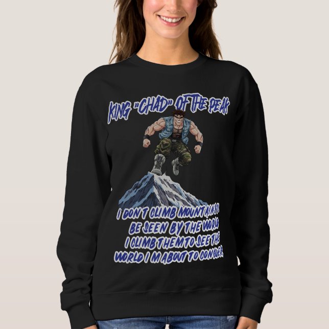 KUNG ‘CHAD’ AV TOPPEN” T SHIRT (Framsida)