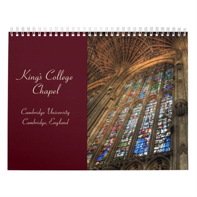 Kung Chapel 2010-kalender Kalender (Omslag)