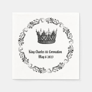 Kung Charles 111 Coronation Napkins Pappersservett