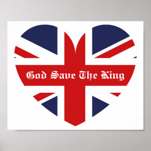 Kung Charles 111 /God Spara Kung Poster