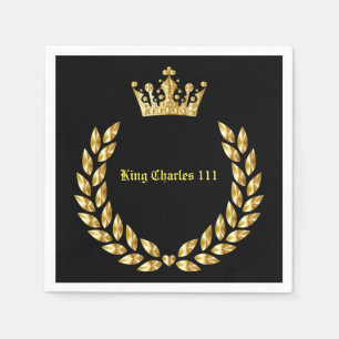 Kung Charles 111 Krona Royal Pappersservett