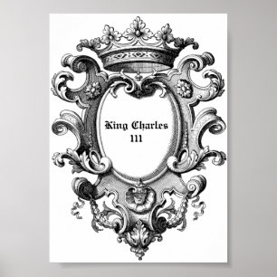 Kung Charles 111 Krona Royal Poster