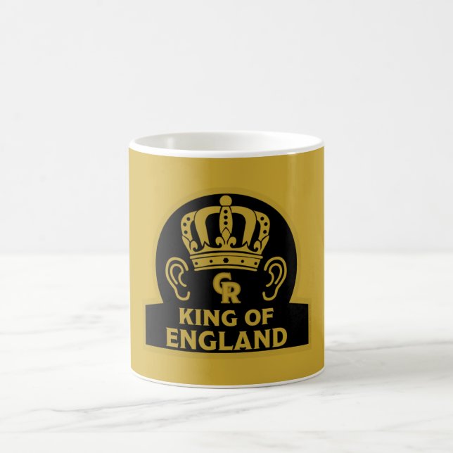 Kung Charles British Royal Krona Coffee Mugg (Center)