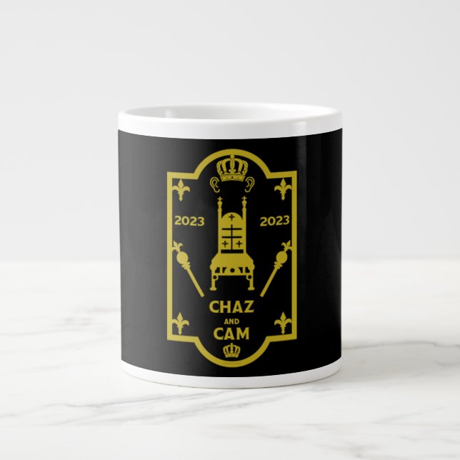 Kung Charles engelska kungliga kröning 2023   Jumbo Mugg (Framsidan)