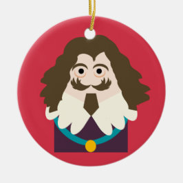 Kung Charles I i England och Skottland Julgransprydnad Keramik