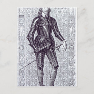 Kung Charles I Vykort