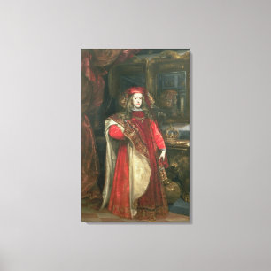 Kung Charles II av Spanien Canvastryck