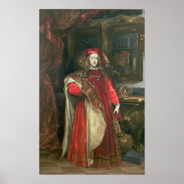 Kung Charles II i Spanien Poster (Framsidan)
