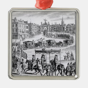 Kung Charles II Julgransprydnad Metall