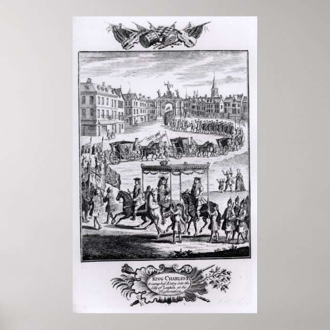 Kung Charles II Poster (Framsidan)