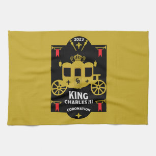 Kung Charles III British Coronation 2023 Kökshandduk