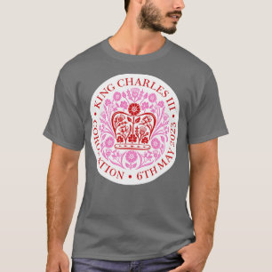 KUNG CHARLES III CORONATION COMMEMORATIVE 1 T SHIRT