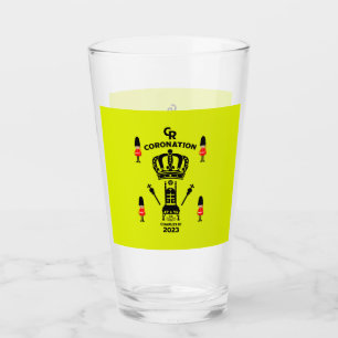 Kung Charles III Coronation Commemorative Souvenir Glaskopp