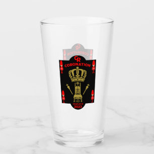 Kung Charles III Coronation Commemorative Souvenir Glaskopp