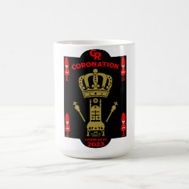 Kung Charles III Coronation Commemorative Souvenir Kaffemugg