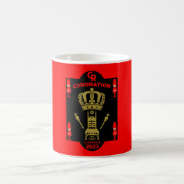 Kung Charles III Coronation Commemorative Souvenir Kaffemugg