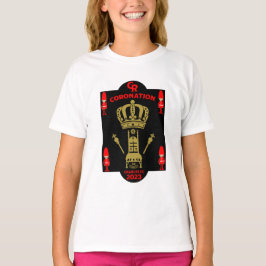 Kung Charles III Coronation Commemorative Souvenir T Shirt