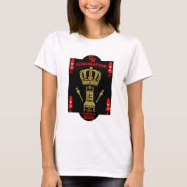 Kung Charles III Coronation Commemorative Souvenir T Shirt