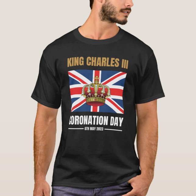 Kung Charles III Coronation Day T Shirt (Framsida)