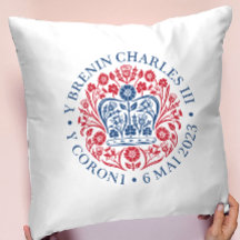Kung Charles III Coronation Emblem på walesiska