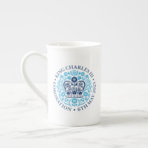 Kung Charles III Coronation Emblem, Royalet Souven Benporslin Mugg