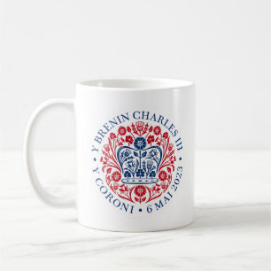Kung Charles III Coronation Emblem, Royalet Souven Kaffemugg