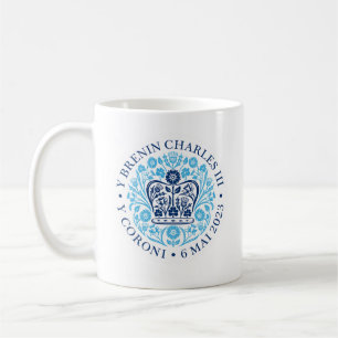 Kung Charles III Coronation Emblem, Royalet Souven Kaffemugg