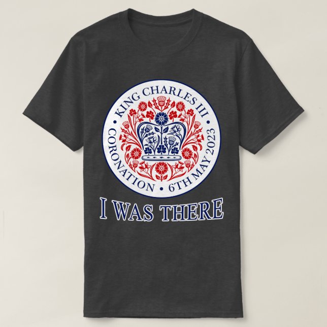 KUNG CHARLES III CORONATION I VAR DÄR T SHIRT (Design framsida)