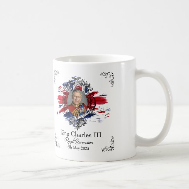 Kung Charles III Coronation Image Mugg (Höger)