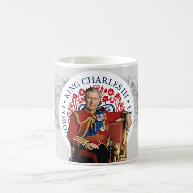 Kung Charles III Coronation Kaffemugg (Center)