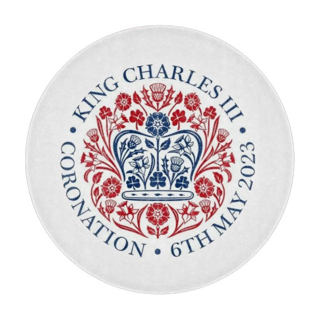 Kung Charles III Coronation logotyp minnesstund (Framsidan)
