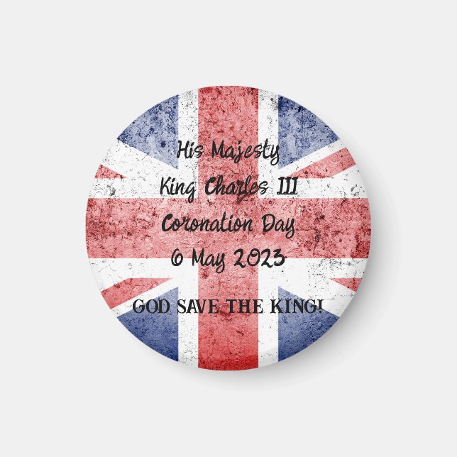 Kung Charles III Coronation Magnet (Framsidan)
