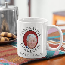 Kung Charles III Coronation minneshögtid i Mugg