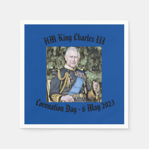 Kung Charles III Coronation Pappersservett