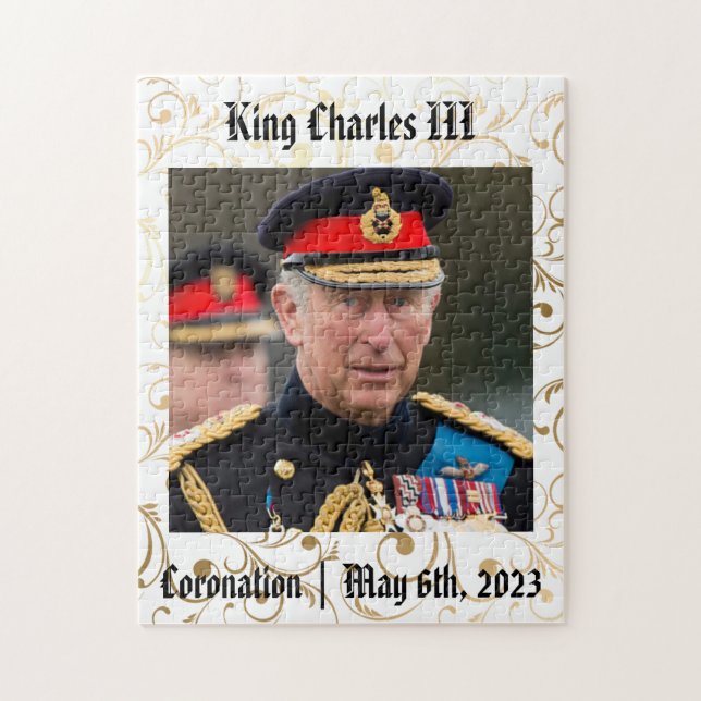 Kung Charles III Coronation Pussel (Vertikal)