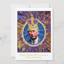 Kung Charles III Coronation Roligt Anpassningsbar