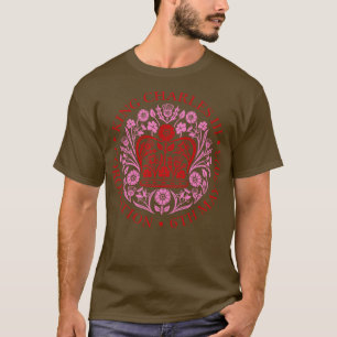 KUNG CHARLES III CORONATION ROSA T SHIRT