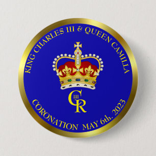 Kung Charles III Coronation Souvenir Knapp