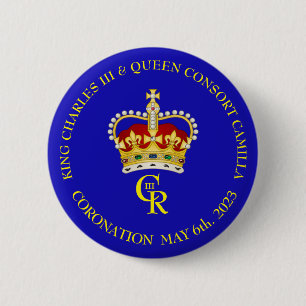 Kung Charles III Coronation Souvenir Knapp