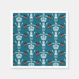 Kung Charles III Coronation Street Party Pappersservett