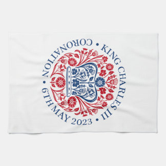 Kung Charles III Coronation Tea Towel Kökshandduk