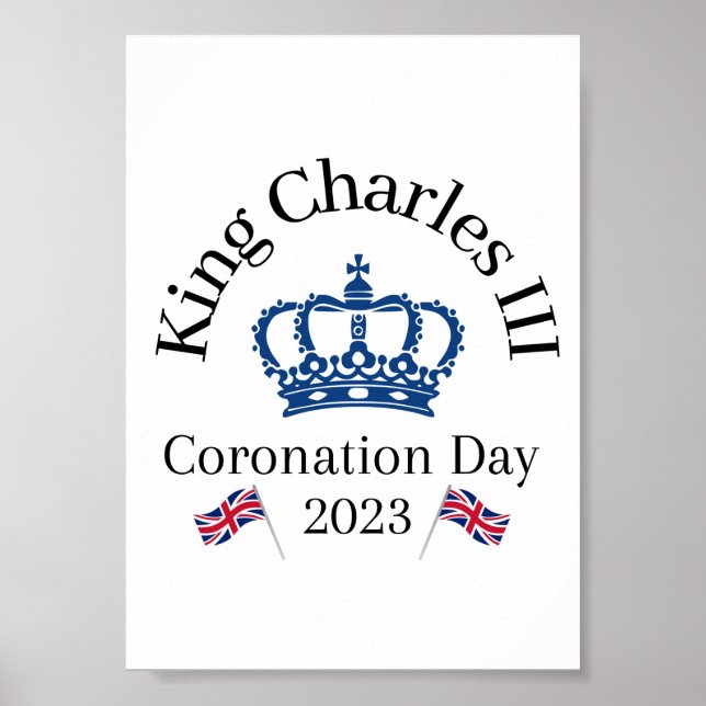 Kung Charles III Coronation Window Poster (Framsidan)
