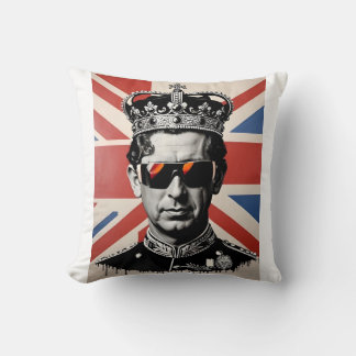 kung Charles iii dekorativ kudde cushion med krona