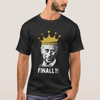 Kung Charles III i Coronation Memorabilia Py T Shirt