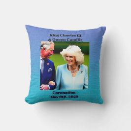 Kung Charles III & Queen Camilla Coronation Kudde