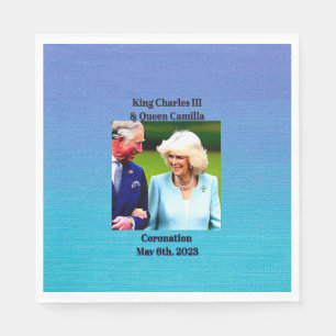 Kung Charles III & Queen Camilla Coronation Pappersservett