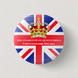 Kung Charles III & Queen Camilla Souvenir Knapp